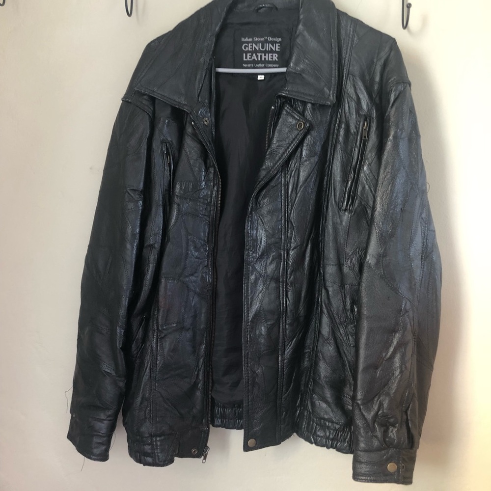 Leather jacket